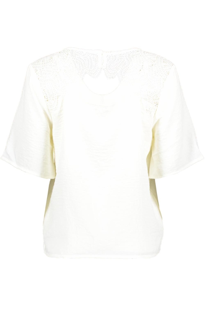 JDYHANNAH LIFE 2/4 LACE BACK TOP WV 15353827 CLOUD DANCER